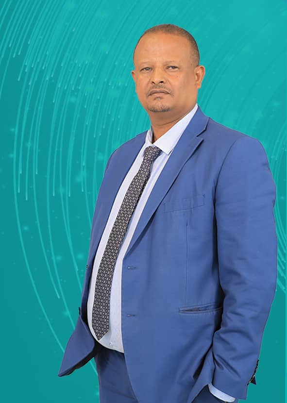 Theodros Tadesse speaking at Connected Banking Summit Ethiopia